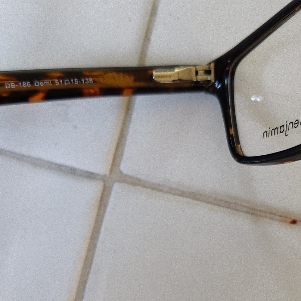 David Benjamin Tortoise Shell Rectangular Glasses - image 9